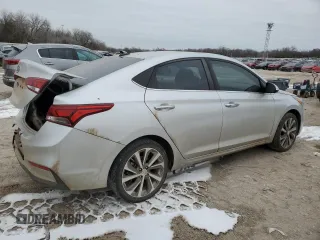 2019 Hyundai Accent Limited with VIN 3KPC34A30KE051741, listed as a Copart auction lot 44817195 with 117,652 mi miles and Salvage Title. Bid and sale history available at carsss.com. Image 3.