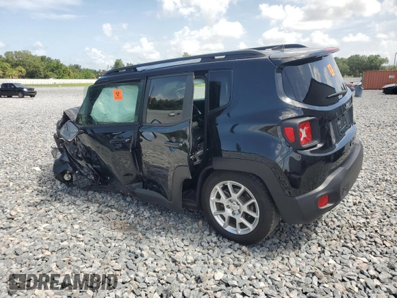 2020 Jeep Renegade Latitude with VIN ZACNJABB1LPL86981, listed as a Copart auction lot 60917195 with Not provided miles and Non repairable. Bid and sale history available at DreamBid. Image 2.