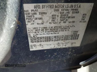2002 Ford Escape XLT z VIN 1FMCU03192KA63624, wystawiony jako IAAI lot #42545147 z przebiegiem 189 522 mil mil oraz . Historia ofert i sprzedaży dostępna na DreamBid. Obrazek 9.