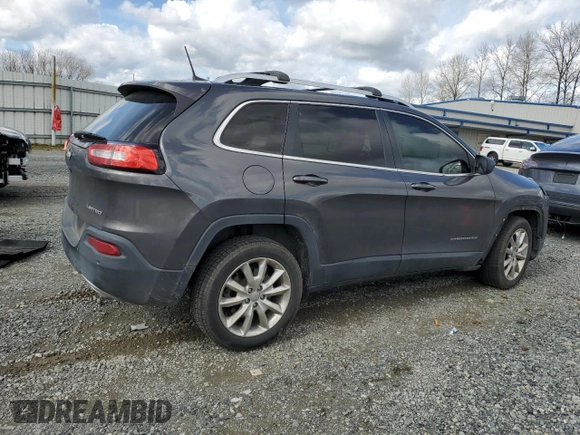 2016 Jeep Cherokee Limited with VIN 1C4PJLDS3GW265544, listed as a Copart auction lot 49322175 with 0 mi miles and Salvage Title. Bid and sale history available at carsss.com. Image 3.
