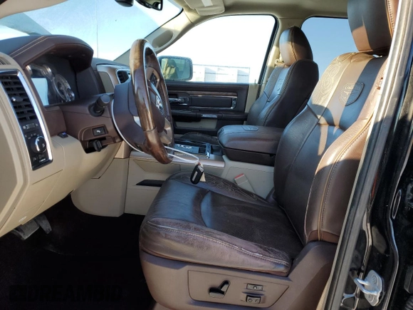 2013 Ram 1500 Laramie Longhorn with VIN 1C6RR7PT8DS606721, listed as a Copart auction lot 44398405 with 137,536 mi miles and Salvage title. Bid and sale history available at DreamBid. Image 7.