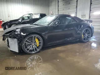 2023 Porsche 911 Turbo with VIN WP0CD2A96PS263182, listed as a Copart auction lot 78416554 with 3,990 mi miles and Salvage Title. Bid and sale history available at carsss.com. Image 1.