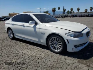 2013 BMW 5 Series 535i with VIN WBAFR7C56DC823291, listed as a Copart auction lot 56621415 with 100,423 mi miles and Salvage title. Bid and sale history available at DreamBid. Image 4.