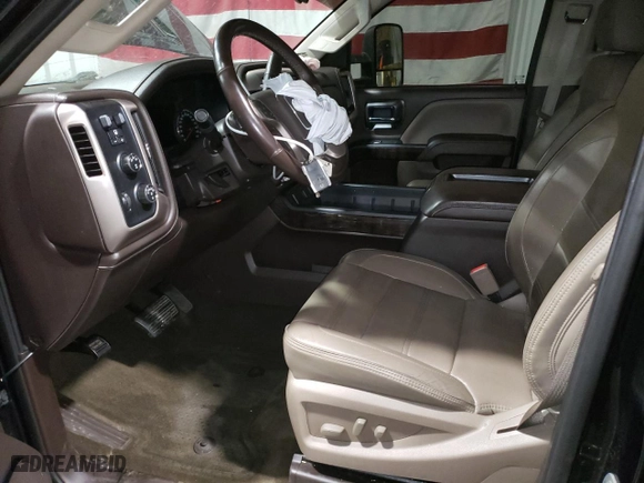 2015 GMC Sierra 2500HD Denali with VIN 1GT120EGXFF152748, listed as a Copart auction lot 49669354 with 124,977 mi miles and Clean Title. Bid and sale history available at carsss.com. Image 7.
