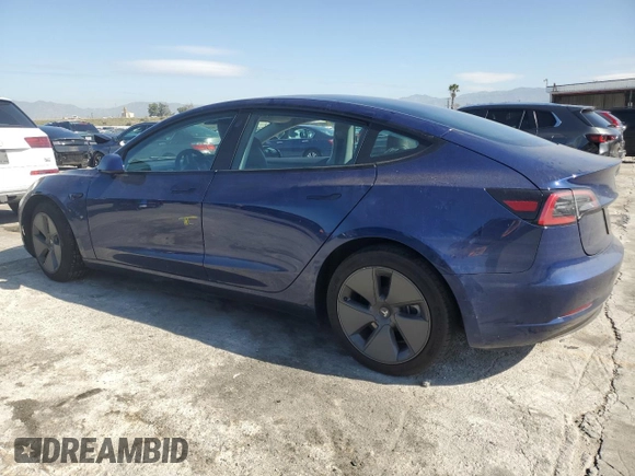 2023 Tesla Model 3 z VIN 5YJ3E1EA6PF649934, wystawiony jako Copart lot #47597395 z przebiegiem Nie podano mil oraz Szkoda całkowita • Salvage title. Historia ofert i sprzedaży dostępna na DreamBid. Obrazek 2.