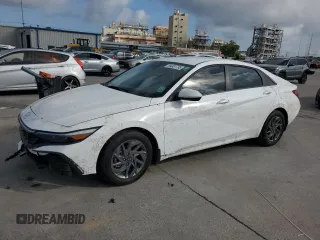 2024 Hyundai Elantra SEL with VIN KMHLM4DG5RU758577, listed as a Copart auction lot 54337735 with 23,082 mi miles and Salvage title. Bid and sale history available at DreamBid. Image 1.