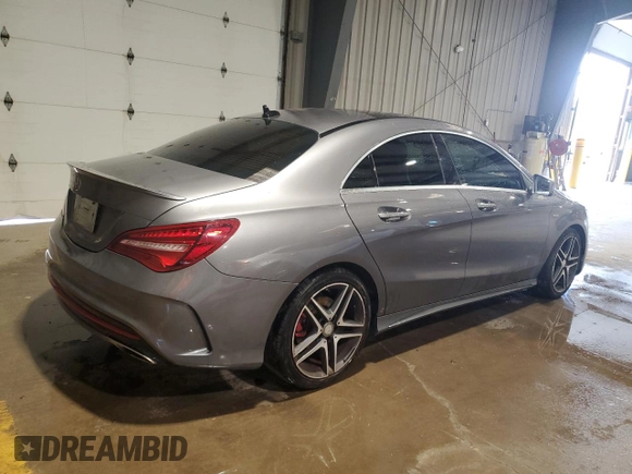 2018 Mercedes-Benz CLA 250 with VIN WDDSJ4EB2JN517818, listed as a Copart auction lot 63751725 with 94,120 mi miles and Clean title. Bid and sale history available at DreamBid. Image 3.