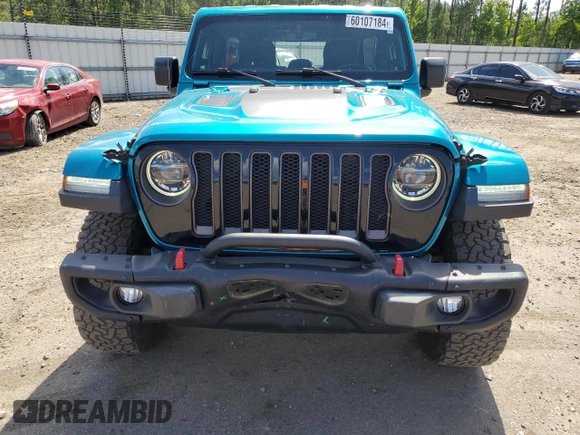 2020 Jeep Wrangler Unlimited Recon with VIN 1C4HJXFN1LW265670, listed as a Copart auction lot 60107184 with 39,054 mi miles and Clean title. Bid and sale history available at DreamBid. Image 5.