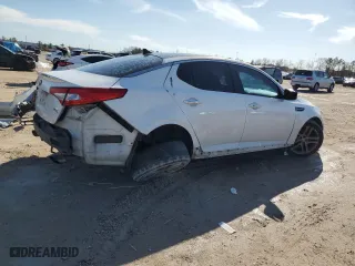 2013 Kia Optima SX w/Limited Pkg with VIN 5XXGR4A63DG159176, listed as a Copart auction lot 46839775 with 163,483 mi miles and Salvage Title. Bid and sale history available at carsss.com. Image 3.