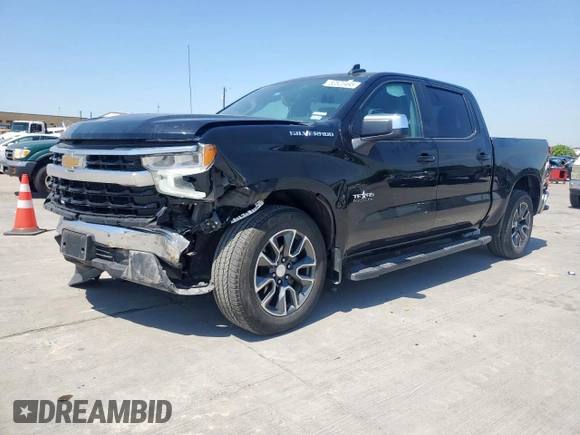 2023 Chevrolet Silverado 1500 LT with VIN 2GCPACEDXP1125286, listed as a Copart auction lot 52520495 with 44,780 mi miles and Salvage Title. Bid and sale history available at DreamBid. Image 1.