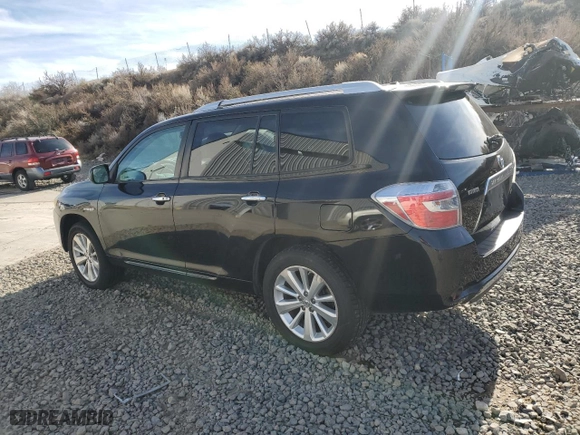 2009 Toyota Highlander Hybrid Limited with VIN JTEEW44A092026433, listed as a Copart auction lot 47134655 with 149,250 mi miles and Salvage Title. Bid and sale history available at carsss.com. Image 2.
