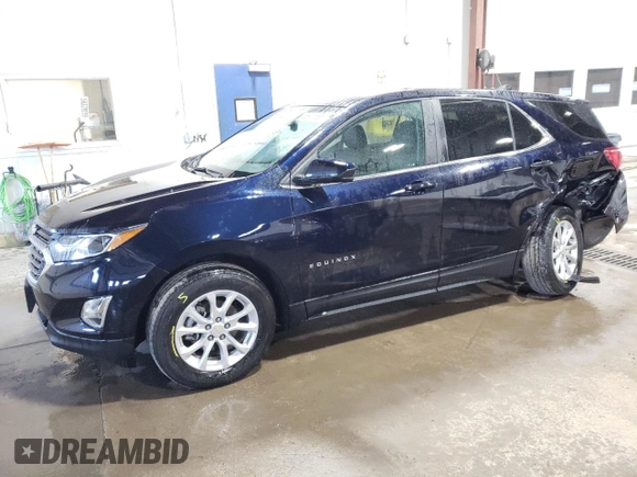 2021 Chevrolet Equinox LT z VIN 3GNAXUEV4MS116352, wystawiony jako Copart lot #55917585 z przebiegiem 44 223 mil mil oraz Szkoda całkowita • Salvage title. Historia ofert i sprzedaży dostępna na DreamBid. Obrazek 1.