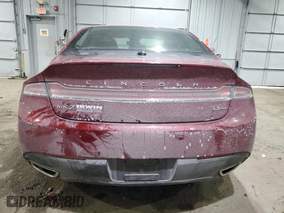 2016 Lincoln MKZ with VIN 3LN6L2JK6GR621911, listed as a Copart auction lot 42857065 with 122,074 mi miles and Salvage Title. Bid and sale history available at carsss.com. Image 6.