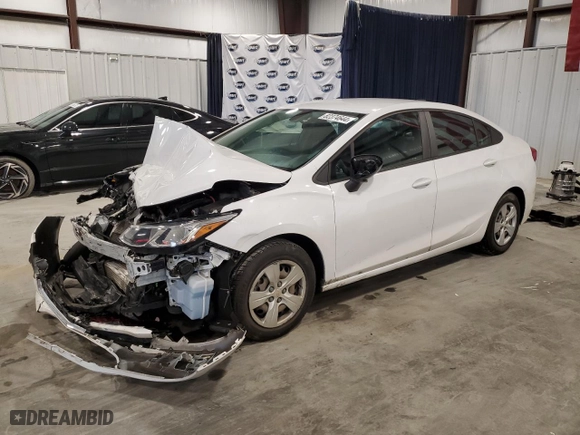 2016 Chevrolet Cruze LS with VIN 1G1BC5SM2G7249441, listed as a Copart auction lot 82374644 with 48,966 mi miles and Salvage Title. Bid and sale history available at carsss.com. Image 1.