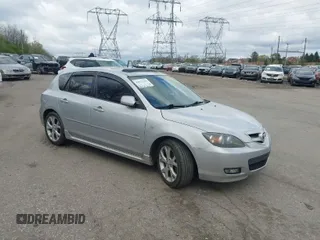 2008 Mazda 3 s GT *Ltd Avail* with VIN JM1BK344381776811, listed as a IAAI auction lot 42033595 with 184,540 mi miles. Bid and sale history available at carsss.com. Image 1.