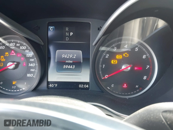 2018 Mercedes-Benz C 300 with VIN WDDWK4JB9JF643978, listed as a IAAI auction lot 41896576 with 59,443 mi miles and . Bid and sale history available at DreamBid. Image 7.
