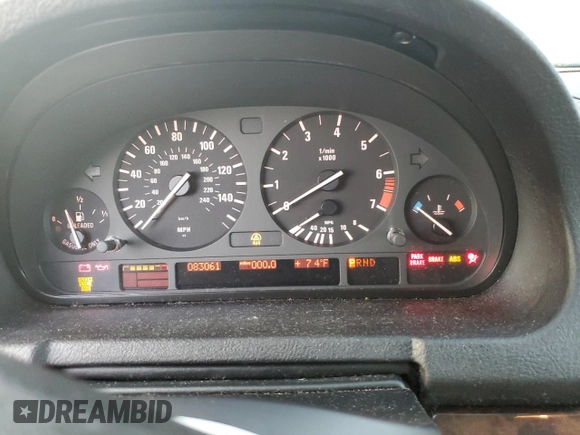 2004 BMW X5 3.0i with VIN 5UXFA13514LU25640, listed as a Copart auction lot 74727494 with 83,061 mi miles and Salvage Title. Bid and sale history available at carsss.com. Image 9.