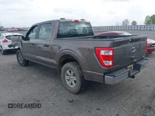 2023 Ford F-150 XL with VIN 1FTFW1E89PFA39819, listed as a IAAI auction lot 41929566 with 46,875 mi miles. Bid and sale history available at carsss.com. Image 3.