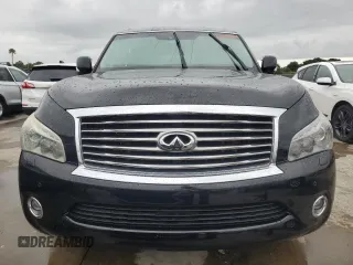 2012 Infiniti QX56 7-passenger with VIN JN8AZ2NF8C9518669, listed as a Copart auction lot 74218614 with 0 mi miles and Non Repairable. Bid and sale history available at carsss.com. Image 5.