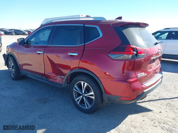 2019 Nissan Rogue SL with VIN 5N1AT2MT7KC799235, listed as a IAAI auction lot 41421764 with 42,558 mi miles. Bid and sale history available at carsss.com. Image 3.