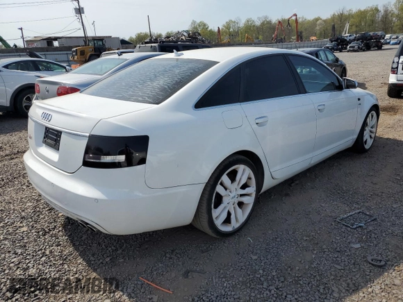 2007 Audi S6 with VIN WAUGN94F17N041959, listed as a Copart auction lot 53682645 with 125,072 mi miles and Clean Title. Bid and sale history available at carsss.com. Image 3.