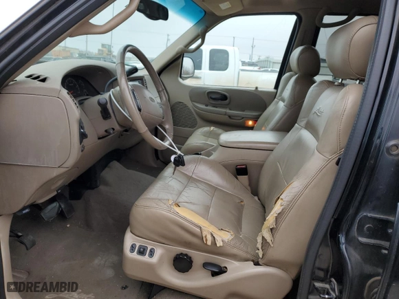 2001 Ford F-150 SuperCrew XLT with VIN 1FTRW08L41KC43045, listed as a Copart auction lot 43634255 with 191,262 mi miles and Salvage Title. Bid and sale history available at carsss.com. Image 7.