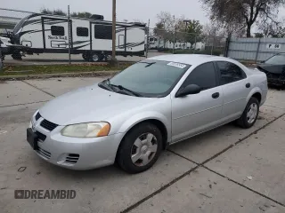 2004 Dodge Stratus SE with VIN 1B3EL36R84N302084, listed as a Copart auction lot 85538554 with 103,776 mi miles and Salvage Title. Bid and sale history available at DreamBid. Image 1.