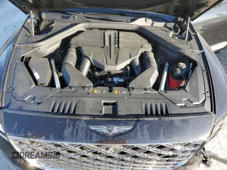 2025 Genesis GV80 Prestige with VIN KMUHEESC3SU218547, listed as a Copart auction lot 81136884 with 5,619 mi miles and Salvage Title. Bid and sale history available at DreamBid. Image 12.