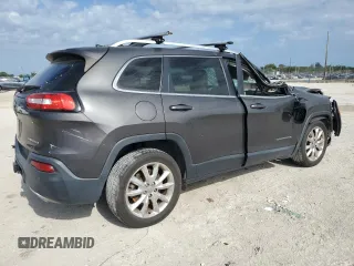 2016 Jeep Cherokee Limited with VIN 1C4PJLDS9GW275138, listed as a Copart auction lot 52558715 with 82,131 mi miles and Salvage Title. Bid and sale history available at carsss.com. Image 3.