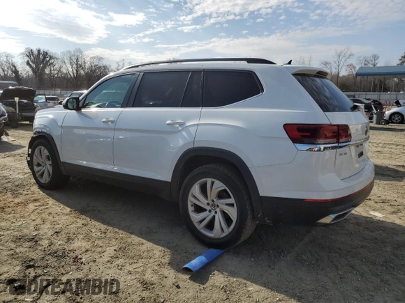 2021 Volkswagen Atlas SE z VIN 1V2HR2CA3MC550966, wystawiony jako Copart lot #44736935 z przebiegiem 91 152 mil mil oraz Szkoda całkowita • Salvage title. Historia ofert i sprzedaży dostępna na DreamBid. Obrazek 2.