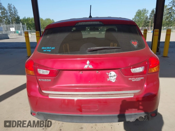 2014 Mitsubishi Outlander Sport ES with VIN 4A4AP3AU4EE004073, listed as a IAAI auction lot 42100709 with 170,788 mi miles. Bid and sale history available at carsss.com. Image 16.