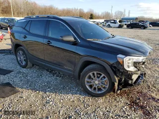 2024 GMC Terrain SLT with VIN 3GKALVEG8RL255840, listed as a Copart auction lot 45296615 with 10,591 mi miles and Salvage Title. Bid and sale history available at carsss.com. Image 4.