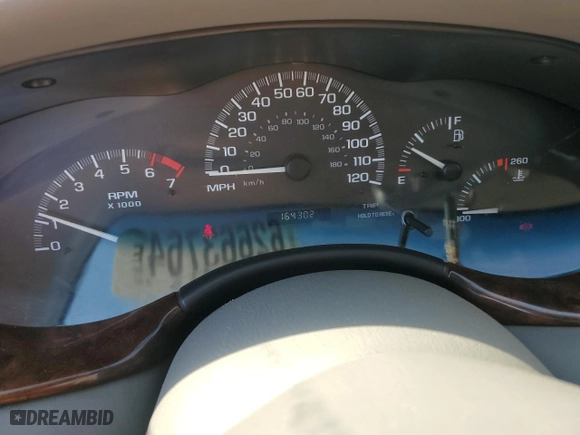 2001 Chevrolet Malibu LS with VIN 1G1NE52J216166814, listed as a Copart auction lot 62663764 with 164,302 mi miles and Salvage Title. Bid and sale history available at carsss.com. Image 9.