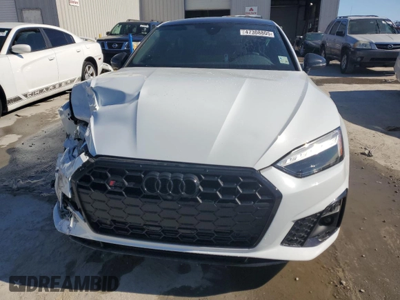 2021 Audi S5 Sportback Premium Plus z VIN WAUC4CF59MA063116, wystawiony jako Copart lot #47308805 z przebiegiem 49 688 mil mil oraz Szkoda całkowita • Salvage title. Historia ofert i sprzedaży dostępna na DreamBid. Obrazek 5.
