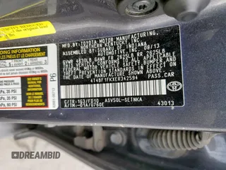 2014 Toyota Camry L with VIN 4T4BF1FKXER342594, listed as a Copart auction lot 50762105 with 161,296 mi miles and Salvage Title. Bid and sale history available at carsss.com. Image 12.
