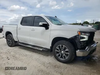 2024 Chevrolet Silverado 1500 with VIN 3GCPACE83RG222276, listed as a Copart auction lot 51839975 with 12,996 mi miles and Salvage Title. Bid and sale history available at DreamBid. Image 4.