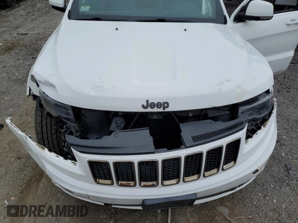 2016 Jeep Grand Cherokee Overland with VIN 1C4RJFCG3GC364485, listed as a Copart auction lot 60727935 with 101,742 mi miles and Salvage title. Bid and sale history available at DreamBid. Image 12.