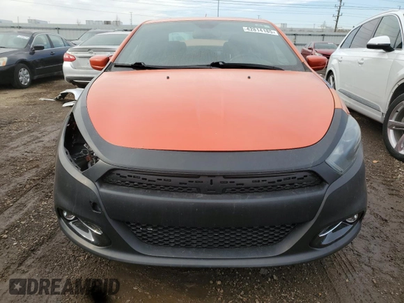 2015 Dodge Dart SXT with VIN 1C3CDFBB9FD362482, listed as a Copart auction lot 42814185 with 80,863 mi miles and Salvage Title. Bid and sale history available at DreamBid. Image 5.