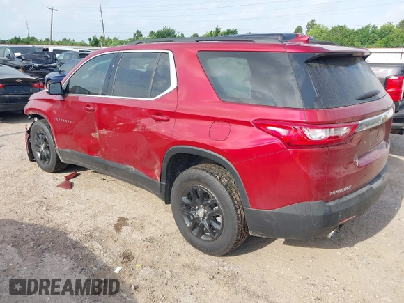 2020 Chevrolet Traverse LT Cloth with VIN 1GNERGKW1LJ220257, listed as a IAAI auction lot 42290561 with 95,801 mi miles and . Bid and sale history available at DreamBid. Image 3.