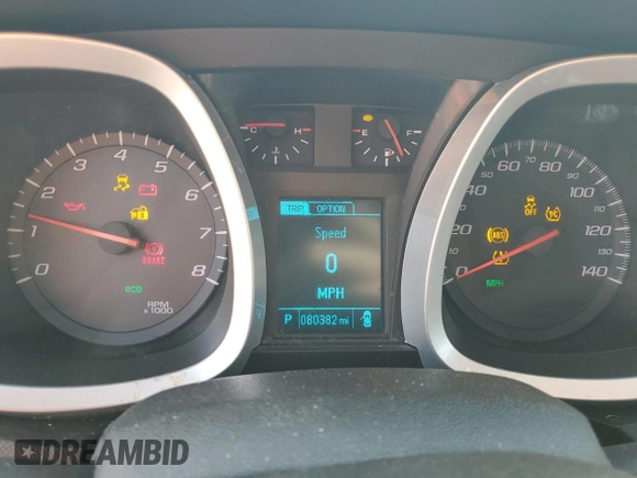 2016 Chevrolet Equinox LT with VIN 2GNFLFEKXG6269355, listed as a Copart auction lot 53892635 with 80,382 mi miles and Salvage Title. Bid and sale history available at DreamBid. Image 9.
