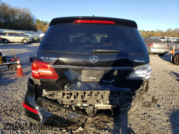 2018 Mercedes-Benz GLS 450 with VIN 4JGDF6EE2JB165363, listed as a Copart auction lot 80603163 with 81,218 mi miles and . Bid and sale history available at DreamBid. Image 6.