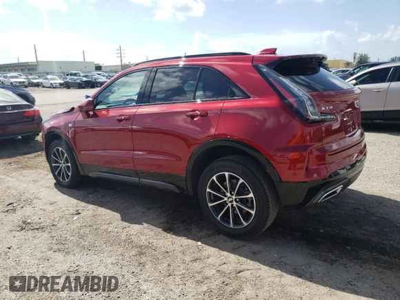 2024 Cadillac XT4 FWD Sport with VIN 1GYFZER48RF164992, listed as a Copart auction lot 68359734 with 3,427 mi miles and Salvage title. Bid and sale history available at DreamBid. Image 2.