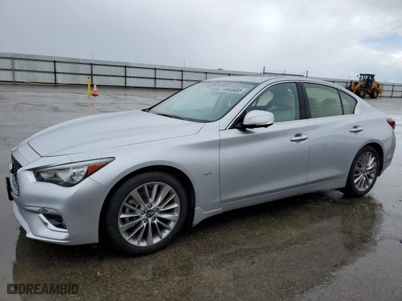 2020 Infiniti Q50 EDITION 30 with VIN JN1EV7AP6LM208783, listed as a Copart auction lot 49448685 with 31,153 mi miles and Salvage Title. Bid and sale history available at carsss.com. Image 1.