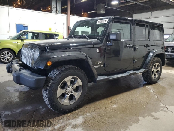 2017 Jeep Wrangler Unlimited Sahara с VIN 1C4HJWEG7HL575506, выставлен на аукционе Copart как лот 64185925 с пробегом 103 292 миль миль и Списание • Salvage title. История ставок и продаж доступна на DreamBid. Изображение 1.