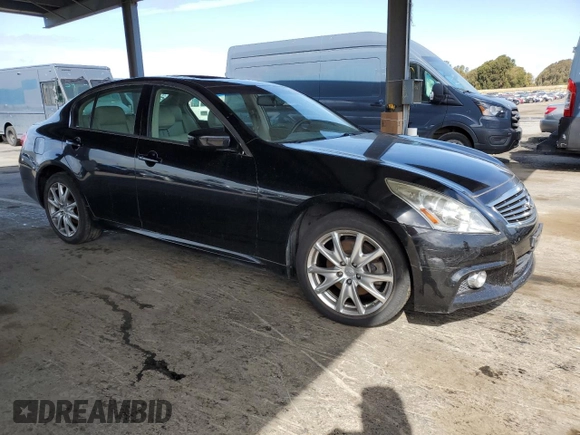 2010 Infiniti G37 x with VIN JN1CV6AR6AM460873, listed as a Copart auction lot 51182505 with 76,578 mi miles and Salvage Title. Bid and sale history available at DreamBid. Image 4.
