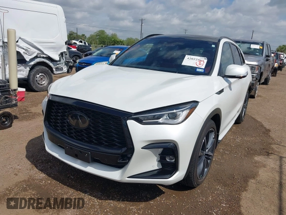 2024 Infiniti QX50 Sport с VIN 3PCAJ5FA4RF104715, выставлен на аукционе IAAI как лот 42022567 с пробегом Не указан миль и . История ставок и продаж доступна на DreamBid. Изображение 6.