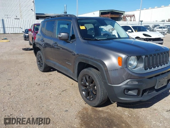 2016 Jeep Renegade Latitude with VIN ZACCJBBT0GPE12727, listed as a IAAI auction lot 41722294 with 114,561 mi miles and . Bid and sale history available at DreamBid. Image 1.