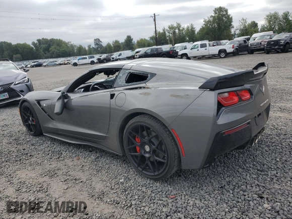 2015 Chevrolet Corvette 2LT with VIN 1G1YD2D79F5102718, listed as a Copart auction lot 70879204 with 85,080 mi miles and Salvage Title. Bid and sale history available at carsss.com. Image 2.