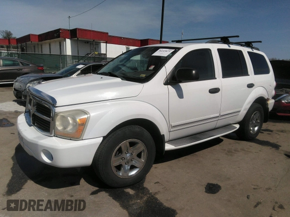 2005 Dodge Durango Limited with VIN 1D4HB58D75F545587, listed as a IAAI auction lot 36245871 with 208,881 mi miles and . Bid and sale history available at DreamBid. Image 2.