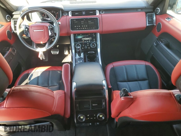 2021 Land Rover Range Rover Sport HST with VIN SALWS2RU9MA749619, listed as a Copart auction lot 88361695 with 56,877 mi miles and Non Repairable. Bid and sale history available at carsss.com. Image 8.